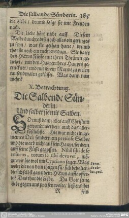 X. Betrachtung. Die Salbende Sünderin