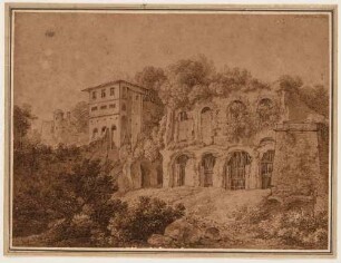 Häuser und Ruinen in Rom