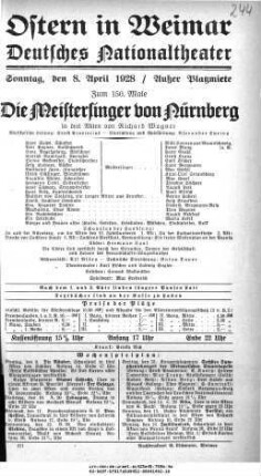 Die Meistersinger von Nürnberg