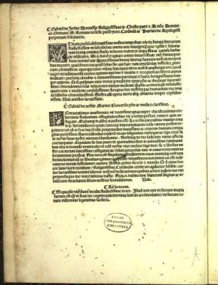 Ad lectorem.