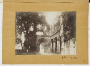 Klosterkirche, Paulinzella: Ansicht (aus: Skizzen- und Fotoalbum 24)