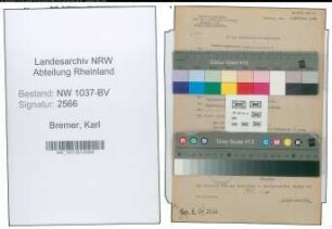 Entnazifizierung Karl Bremer , geb. 31.12.1900 (Fuhrunternehmer)