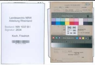 Entnazifizierung Friedrich Koch , geb. 09.03.1885 (Studienrat)