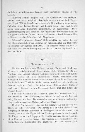 Monogrammist I W