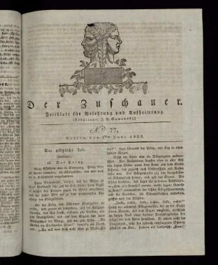 No. 77 - 27. Juni 1822