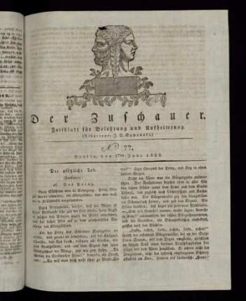No. 77 - 27. Juni 1822