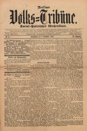 Berliner Volks-Tribüne