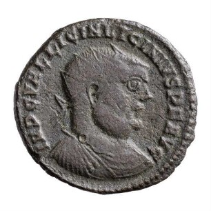 Münze, Follis (Follaro), 321 - 324 n. Chr.