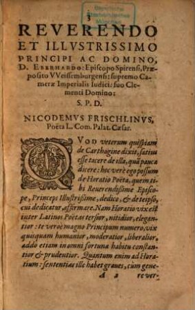 Cum in Q. Horatii Flacci ... epistolarum libros duos, tum A. Persii Flacci ... satyras sex ... paraphrases