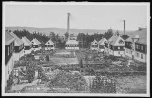Flöha. Plaue-Bernsdorf Waldsiedlung (früher Gendarmeriesiedlung)