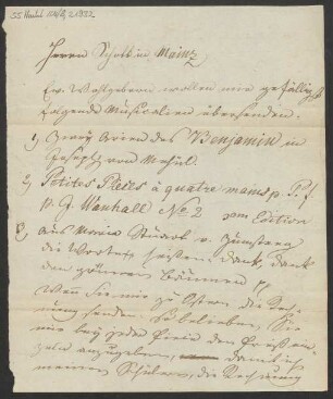 Brief an B. Schott's Söhne : 21.01.1821