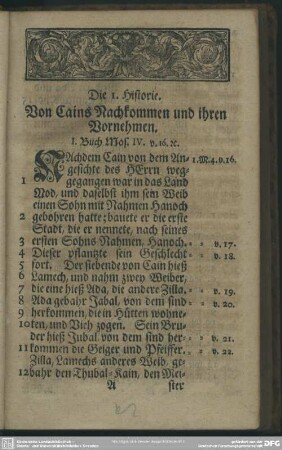 [Biblische Historien aus dem Alten Testamente]