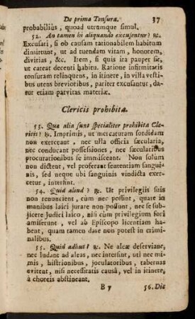 37-41, Clericis prohibita; ...