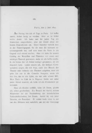 Paris, den 7. Juni 1893.
