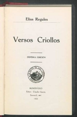 Versos criollos