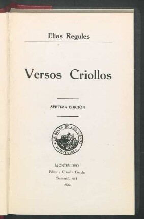 Versos criollos