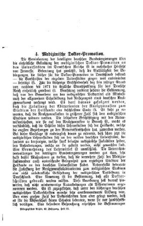 Medizinische Doktor-Promotion : Sprechsaal
