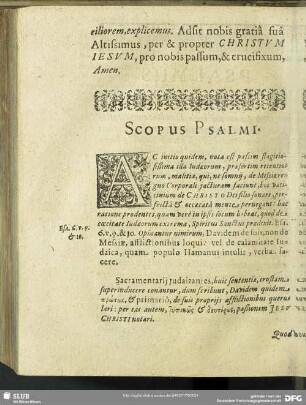 Scopus Psalmi