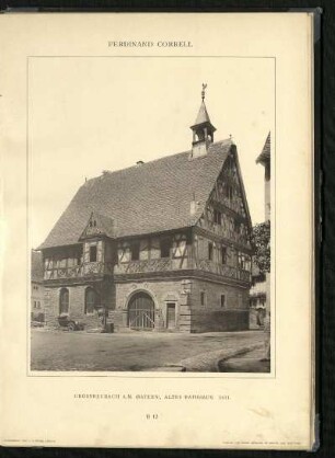 Grossheubach a.M. (Bayern), altes Rathaus. 1611.