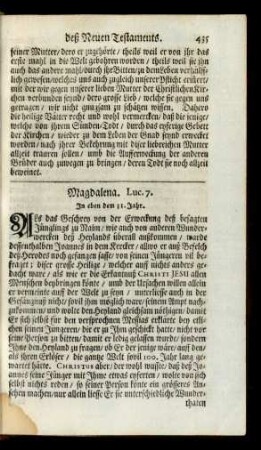 Magdalena. Luc. 7.