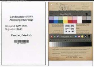 Entnazifizierung Friedrich Peschel , geb. 04.08.1895 (Polizist)