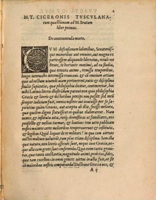 Tusculanarum Questionum libri quinque : cum commentariis