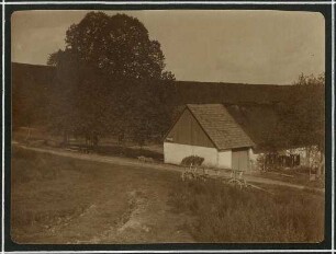 Erster Weltkrieg - "Aus den Stellungskriegen in den Vogesen". Ferme Auberge (deutsch: Landgasthof) am Donon, Département Bas-Rhin
