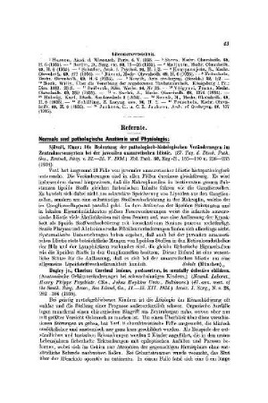 Normale und pathologische Anatomie und Physiologie