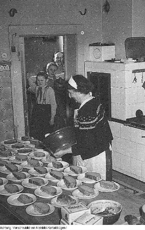 Dresden, Wachwitz. Kinderheim Wachwitz, 22. Januar 1952