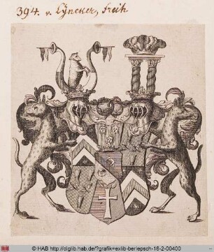 Wappen des Nikolaus Christoph von Lyncker