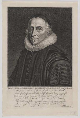 Bildnis des Jacobus Johannes Batelier