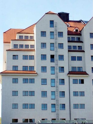 Dresden: Städtischer Speicher Packhofstraße, heute Hotel Maritim
