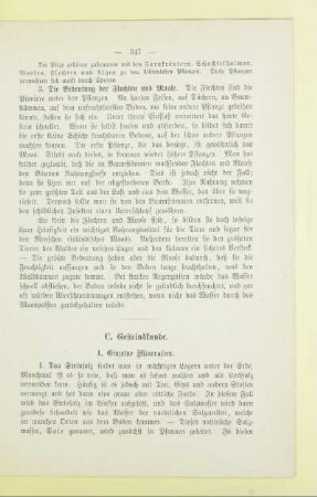 C. Gesteinskunde