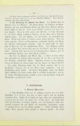 C. Gesteinskunde
