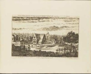 Kupferstich: Rudera et reliquiae Monasterii quondam ornatissimi Nydalensis, in Smalandia, ...