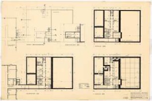 Physikalische Institute der Universität Köln: Beschleunigeranlage Grundrisse, 1:100