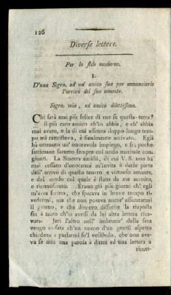 Diverse lettere
