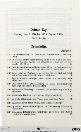 Ostasiatika (Nr. 413-432)