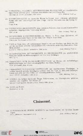 Cloisonné (Nr. 230-233)