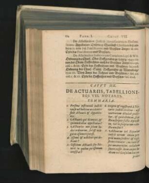 Caput IIX. De Actuariis, Tabellionibus Vel Notariis.
