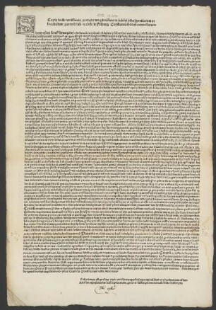 Bulla (A supremo patrefamilias) betr. den Ablass zum besten der Kirche in Freiburg i. Br., lat. Rom, 15.X.1479