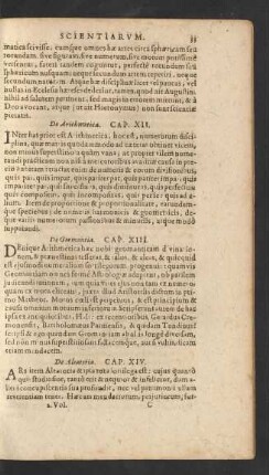 De Geomantia. Cap. XIII.