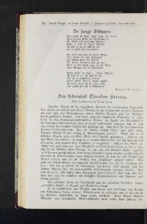 Gedicht: De junge Schipper.