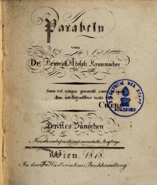 Parabeln, 3.