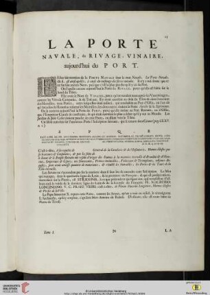 La Porte Navale, du Rivage, Vinaire, aujourd’hui du Port