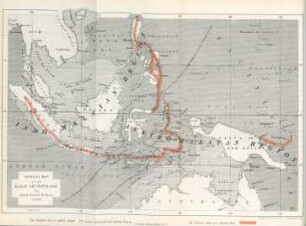 Physical map of the Malay Archipelago