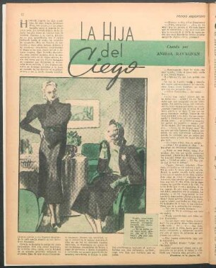 La hija del ciego : Cuento por Anibal Ravagnan