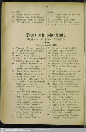 Stenz mit Glauschnitz