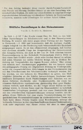 Neue Folge 7: Bildliche Darstellungen in den Heimatmuseen