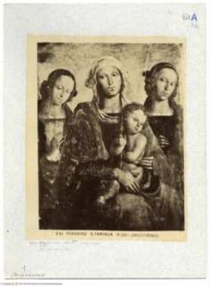 Madonna mit der heiligen Katharina von Alexandrien und einer Heiligen